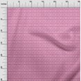thumbnail image 2 of oneOone Georgette Viscose Fabric Diamond & Leaves Block Printed Craft Fabric BTY 42 Inch Wide, 2 of 4