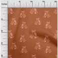 thumbnail image 1 of oneOone Cotton Poplin Fabric Branch & Owl Block Printed Craft Fabric BTY 56 Inch Wide, 1 of 4