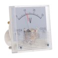 thumbnail image 4 of jinwen DC Ammeter Meter Display Analog Display meter Rectangle Measurement 0-30V, 4 of 8