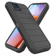 thumbnail image 4 of Asuwish Compatible with Motorola Edge+ Plus 2023/Edge 40 Pro 5G/Moto X40 Phone Case Hybrid Rugged Shockproof Hard Protective Drop Proof Full Body Heavy Duty Mobile Cell Cover for X + Women Men Black, 4 of 6