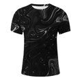 thumbnail image 4 of Birdeem Chemises pour Hommes Mode Hommes Confortables Imprimés Manches Courtes Col Rond Blouses Chemises, 4 of 12