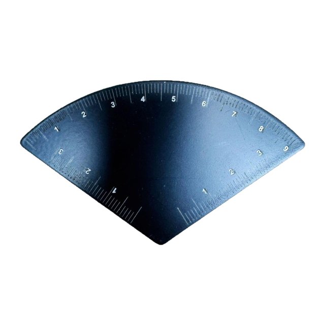 MERIGLARE Pochoir à Sourcils Règle Design de Sourcils Rapide Robuste Format de Poche Fer Accessoires Portatifs Outil de Mise en Forme Gabarit de Sourcils pour Femmes Triangle