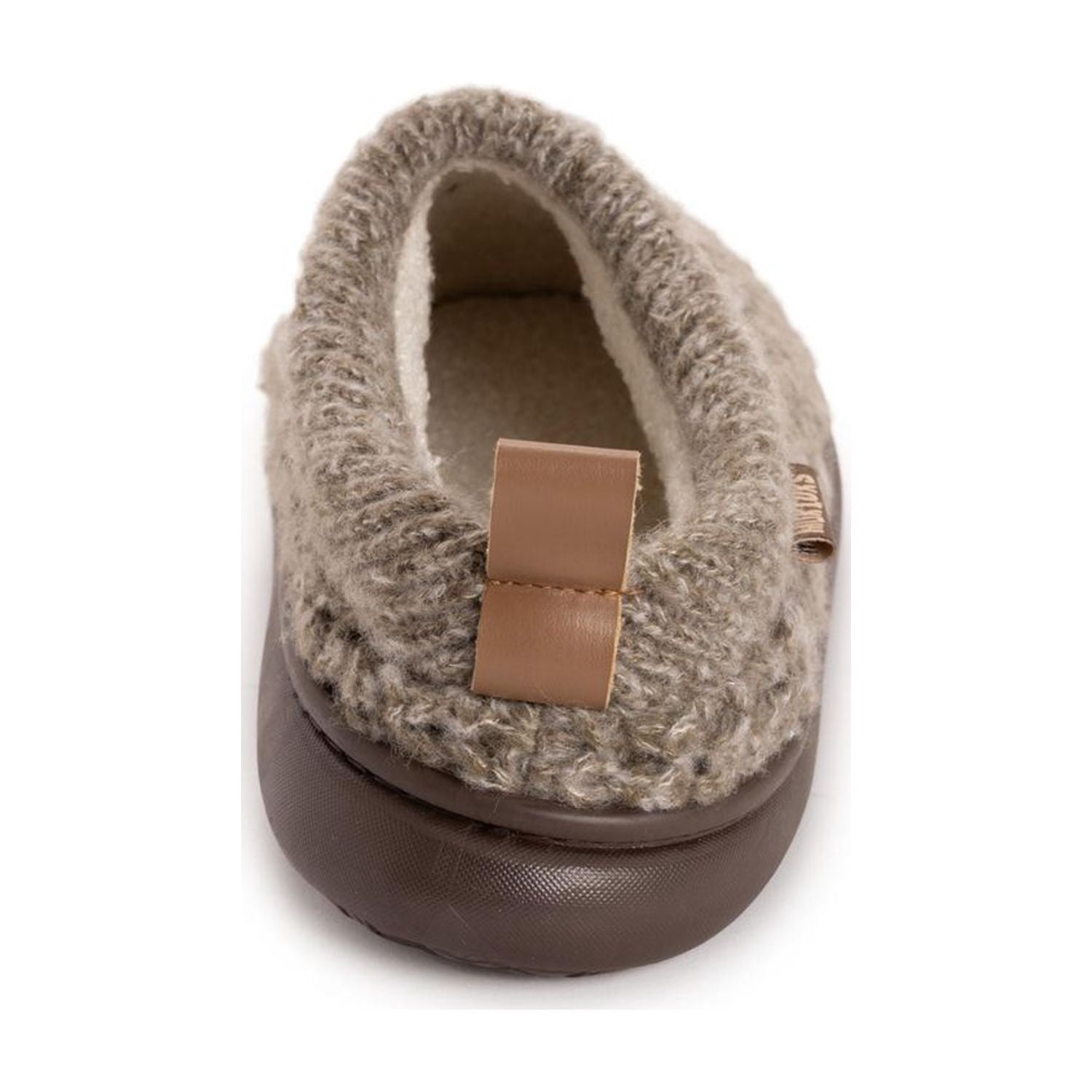 MUK LUKS Men's Clog Slippers Taupe, Sizes 7-12