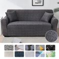 thumbnail image 2 of Ash Color Elastic Sofa Covers for Living Room Corner L-shape Couch Cover Sectional Chair Slipcovers Protector Cover 1/2/3/4 seat, 2 of 7