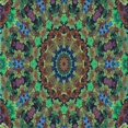 thumbnail image 1 of Ahgly Company Machine Washable Indoor Square Transitional Burgundy Brown Area Rugs, 4' Square, 1 of 7