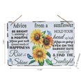 thumbnail image 2 of IH Casa Decor Metal Wall Sign Advice From A Sunflower, 2 of 4