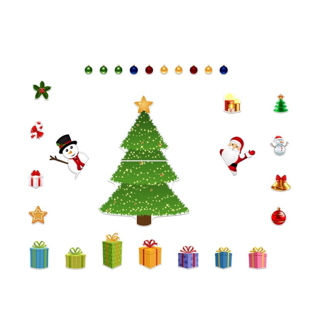 tredstone Christmas Fridge Decorations Holiday Styling Reindeer Santa Claus Designs Has Suction Force On type+2