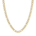 thumbnail image 1 of Collier Chaîne Figaro pour Homme 22 Pouces en Acier Inoxydable Jaune - 10 mm, 1 of 4