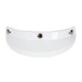 thumbnail image 1 of Visière, Protecteur Rétro à 3 Boutons pour Casques avec 3 Boutons Blanc, 1 of 7