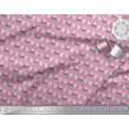 thumbnail image 2 of Soimoi Polyester Crepe Fabric Cat Animal Print Fabric by The Yard 52 Inch Wide, 2 of 3
