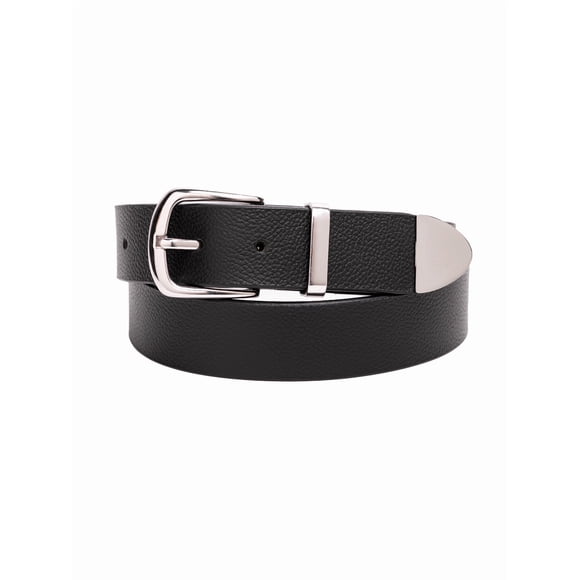 Silver Jeans Co Ceinture en Cuir à Grain de Galet 35 mm
