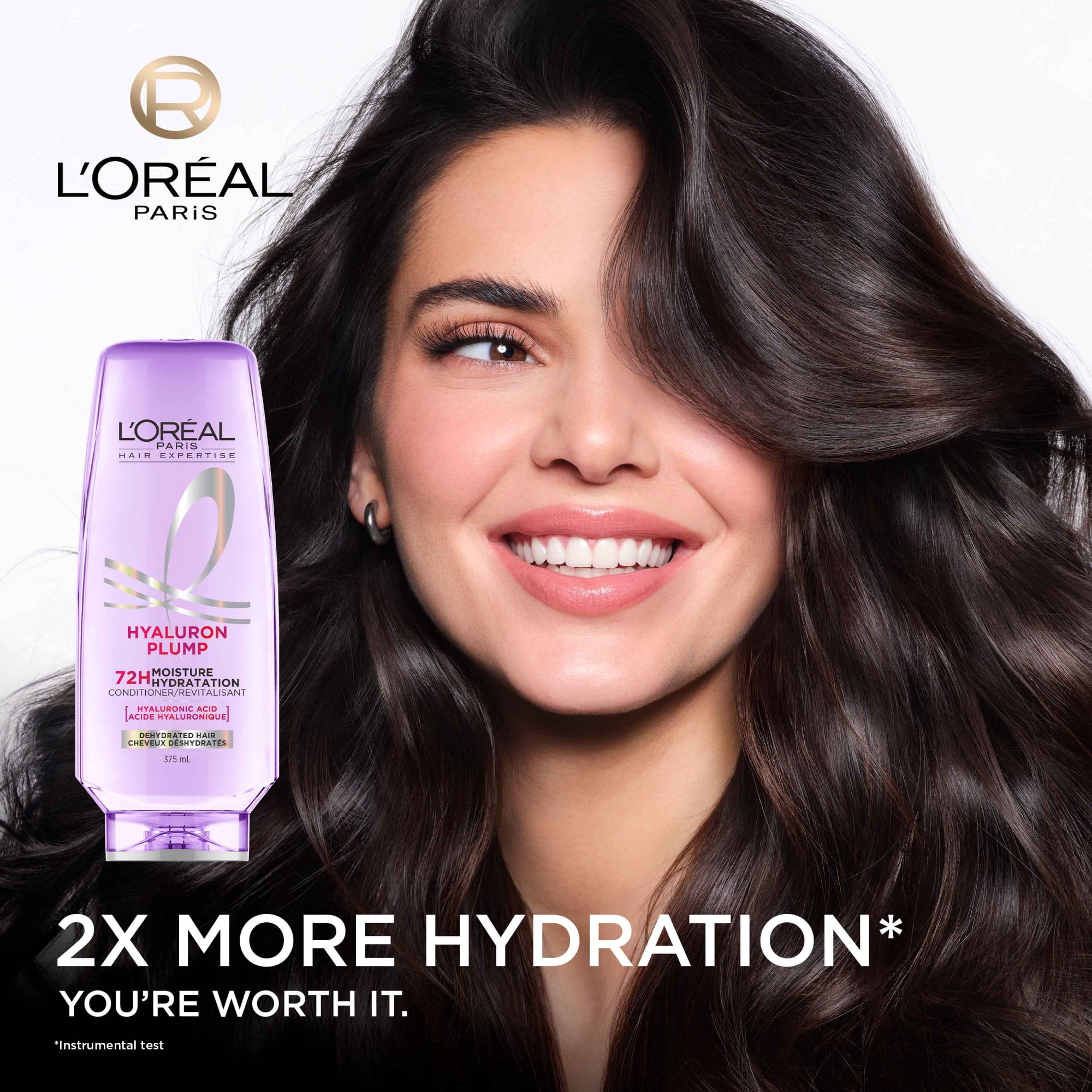 L'Oréal Paris Hyaluron Plump, Revitalisant Hydratant, 375 ml