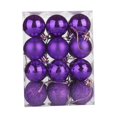 thumbnail image 1 of 24Pcs Christmas Balls Christmas Tree Hanging Balls for Wedding Party Holiday, 1 of 8