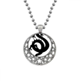 thumbnail image 1 of Dragon Outline China Chinese Pattern Necklaces Pendant Retro Moon Stars Jewelry, 1 of 3