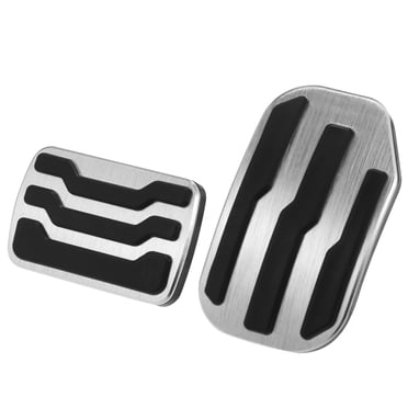 Unique Bargains Gas Brake Pedal Cover Anti Slip Foot Pedals for Ford F-150 2015 2016 2017 2018 2019 2020 Aluminum Alloy (Set of 2)