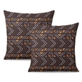 thumbnail image 1 of Boho Farmhouse Pillow Covers 16x16 Inch, Throw Pillow Covers Set of 2, Decorative Throw Pillows with Geometric Patterns, Square Pillow Covers for Couch, Sofa, Bed, Fall Decor, 1 of 7