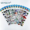 thumbnail image 2 of 12 Sheets/Set Dinosaur Series Cartoon Stickers For Child Notebook Skateboard DIY Waterproof Cute Sticker Toy Boys Gift Motorcycle, 2 of 6