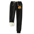 thumbnail image 1 of Womens' Warm Legging plus Size 50% Off on Clearance Printed Leggings With Elastic Drawstring Pockets And Thick Insulation Pants, 1 of 8