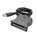 thumbnail image 1 of USB Male to DB25 Female Port Printer Parallel Converter Cable 25Pin Adapter Cord, 1 of 5