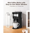 thumbnail image 3 of SIFENE Cafetière 2-en-1 à Portion Individuelle, Compatible avec Capsules K et Café Moulu, Infusion Rapide, Design Compact, 6-12 Oz, 3 of 7
