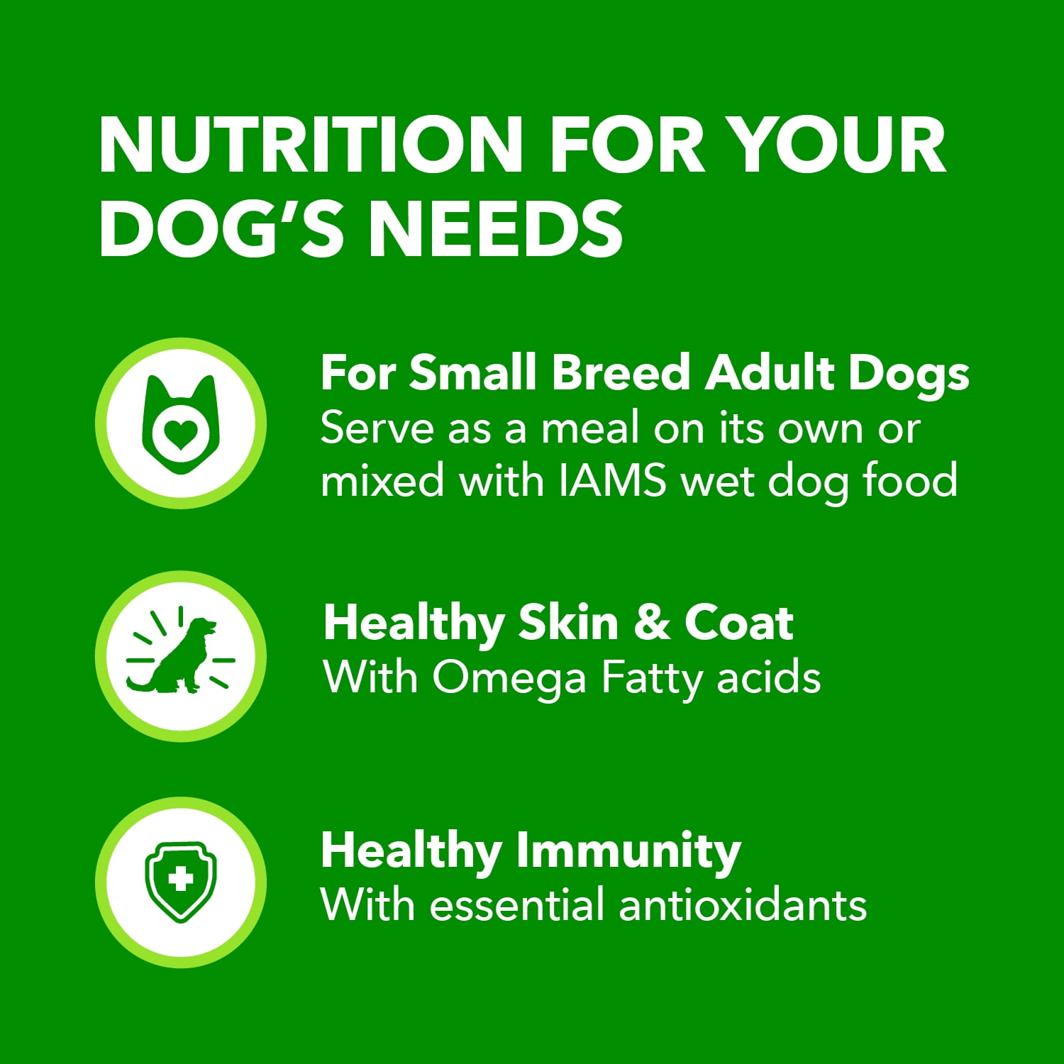 Iams Petites Races Recette au Poulet et Grains Entiers Nourriture Sèche pour Chien Adulte 4.99kg