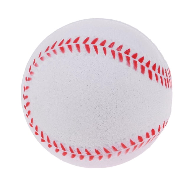 jinwen Baseball Practice Training PU Softball Balls Sport Team Game - White,