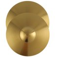 thumbnail image 1 of OULII Ensemble de 2 Cymbales en Laiton Doré pour Batterie Jazz Accessoires de Batterie Ronde 10 Po, 1 of 6