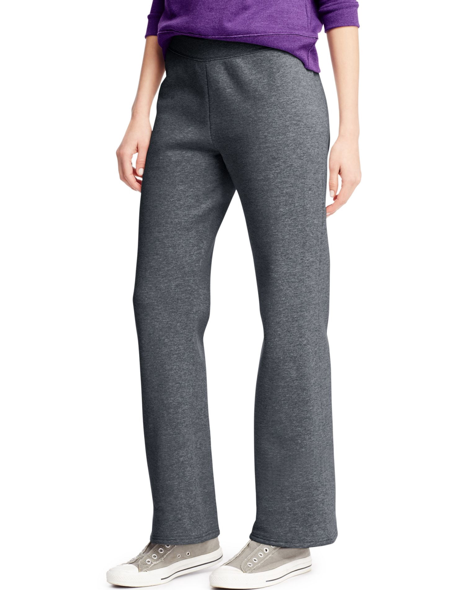 Hanes Pantalons de Survêtement Ouverts ComfortSoft EcoSmart pour Femmes, 2TG