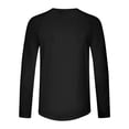 thumbnail image 4 of aohooy Mens Rash Guard Swim Shirt Long Sleeve Breathable UV Sun Protection Athletic Shirts for Hiking Running Workout Black,M, 4 of 4