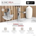 thumbnail image 4 of Robinet de Salle de Bain Élégant Riela 7 1⁄2 Pouces Ht à une Poignée Chrome Poli B-104C, 4 of 12