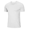 thumbnail image 2 of AherBiu Mens Tee Shirts Crewneck Stretch Quick Drying Outdoor Lightweight Performance T-Shirts, 2 of 4