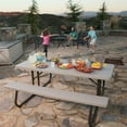 thumbnail image 2 of Lifetime 182.9 cm (6 ft.) Folding Picnic Table, 2 of 5