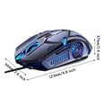thumbnail image 2 of WIFKLSIIPG Souris de Jeu Filaire 6D LED Colorée Respirante 3200 DPI Souris Mode pour Portable, 2 of 2