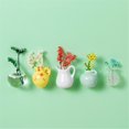 thumbnail image 2 of Clearance! Vase Magnets Ceramic Vase Refrigerator Magnets 3D Ceramic Flower Vase Cute Plant Vase Fridge Magnets Kitchen Decoration, 2 of 9