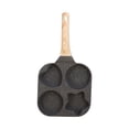 thumbnail image 1 of Divided Grill Frying Pan Egg Frying Pan Cookware Nonstick Pancake Pan Egg Cooker Black, 1 of 9