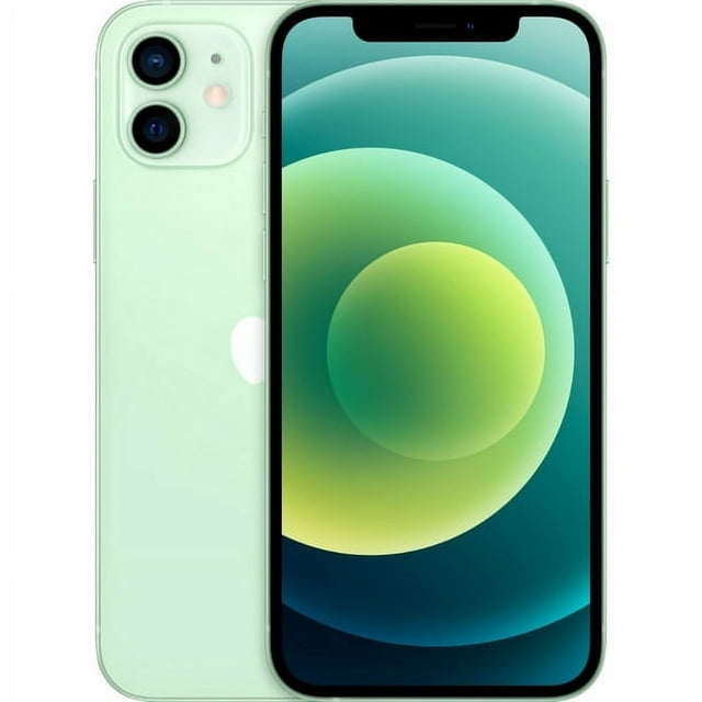 Restored Apple iPhone 12 Fully Unlocked Green 256GB Very Good (Refurbished)