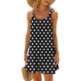 thumbnail image 2 of Pompotops Robe de Plage pour Femme, Paréo de Bikini, Tenue de Plage, Décontractée, Vacances, Courte, d'Été, Dos Nu, 2 of 5