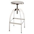 thumbnail image 1 of Sunpan Colby 26.5 - 33,5" Tabouret Moderne Réglable en Métal en Argent/chrome, 1 of 2