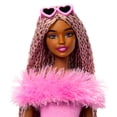thumbnail image 3 of Barbie Style de Luxe Poupée 4, combinaison rose, cheveux tressés, 3 of 6