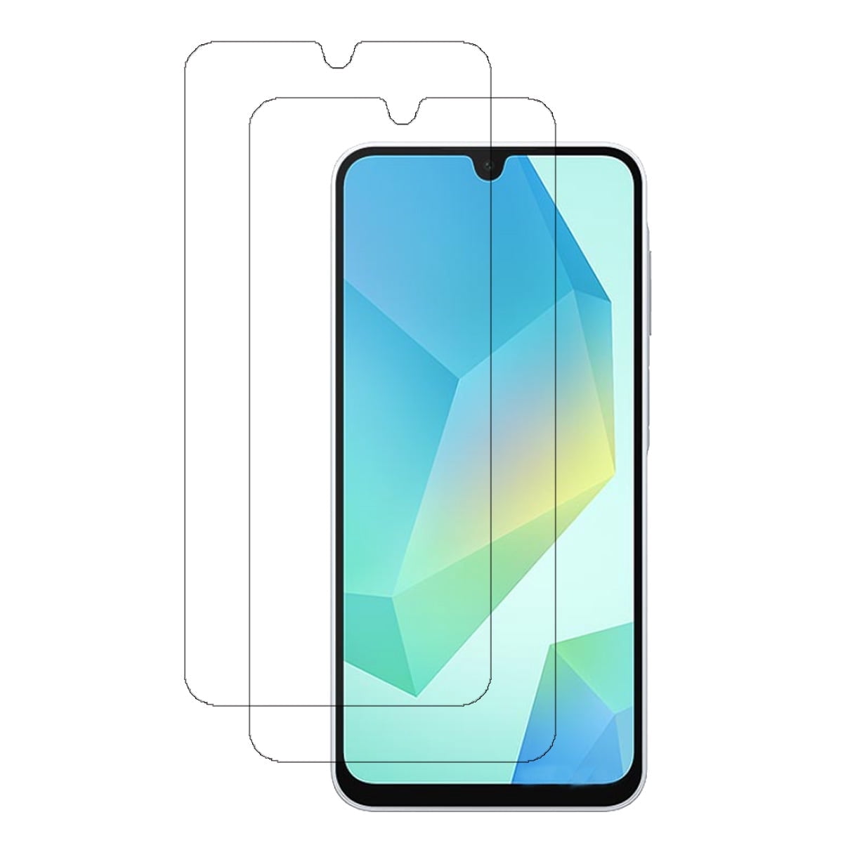 SELOZKE 2Pack Screen Protector Compatible with Samsung Galaxy A16 5G 6.7" Clear Tempered Glass 9H Hardness, Anti Scratch, Bubble Free, Easy to Install HD Protective Film
