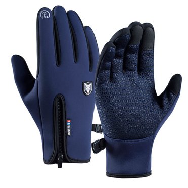 Gants d'Hiver Antidérapants Imperméables Gants à Écran Tactile Gants à Doigts Complets
