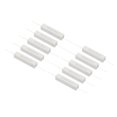thumbnail image 1 of Unique Bargains 10Pcs 0.5 Ohm Resistors, 10W Ceramic Cement Resistor Power Cement Resistor Kit Tolerance 5% for Power Adapters Audio, 1 of 4