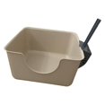 thumbnail image 4 of GROWTH TANK Open Top Pet Litter Tray Anti Splashing with Cat Litter er Cat Litter Box Coffee, 4 of 9