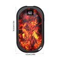 thumbnail image 3 of Suncoda Chauffe-Mains, Chauffe-Mains Portable Banque d'Alimentation Rechargeable USB Chauffe-Mains Chauffage Double Face 3 Vitesses pour Ski Escalade Randonnée Hiver, 3 of 7