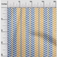 thumbnail image 1 of oneOone Coton Tissu Cambier Rayures & Chevrons Géométriques Tissu Imprimé BTY 56 Pouces de Large, 1 of 1