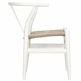 thumbnail image 3 of Nicer Furniture chaise de style Wegner en blanc (set de 2), 3 of 5
