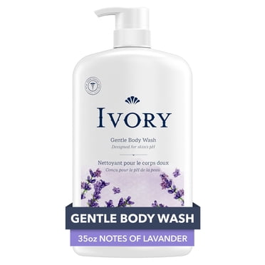 Ivory Body Wash Mild & Gentle , Lavender Scent, 1035 mL