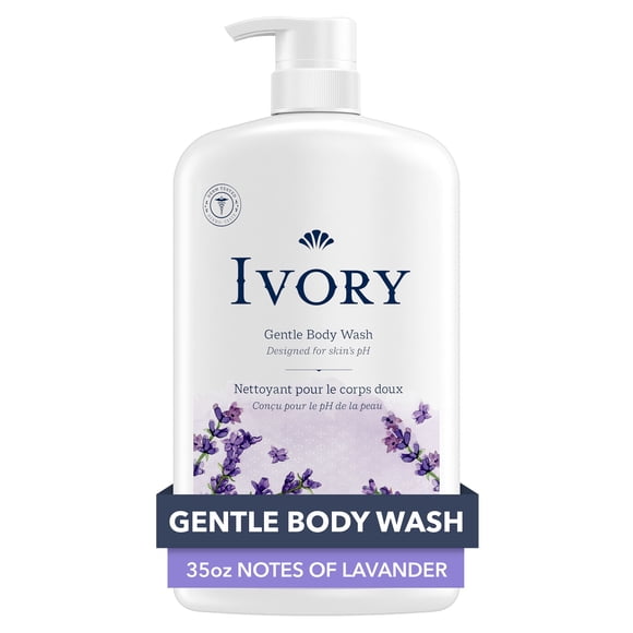 Ivory Nettoyant pour le Corps Doux & Délicat, Parfum de Lavande