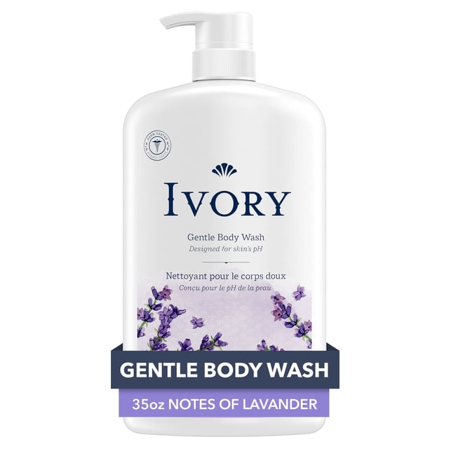 Ivory Nettoyant pour le Corps Doux & Délicat, Parfum de Lavande
