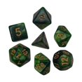 thumbnail image 2 of 7 Pieces Polyhedral Dices Set family board game polyhedral Durable Board Game Props for Card Game Cafe Green, 2 of 7